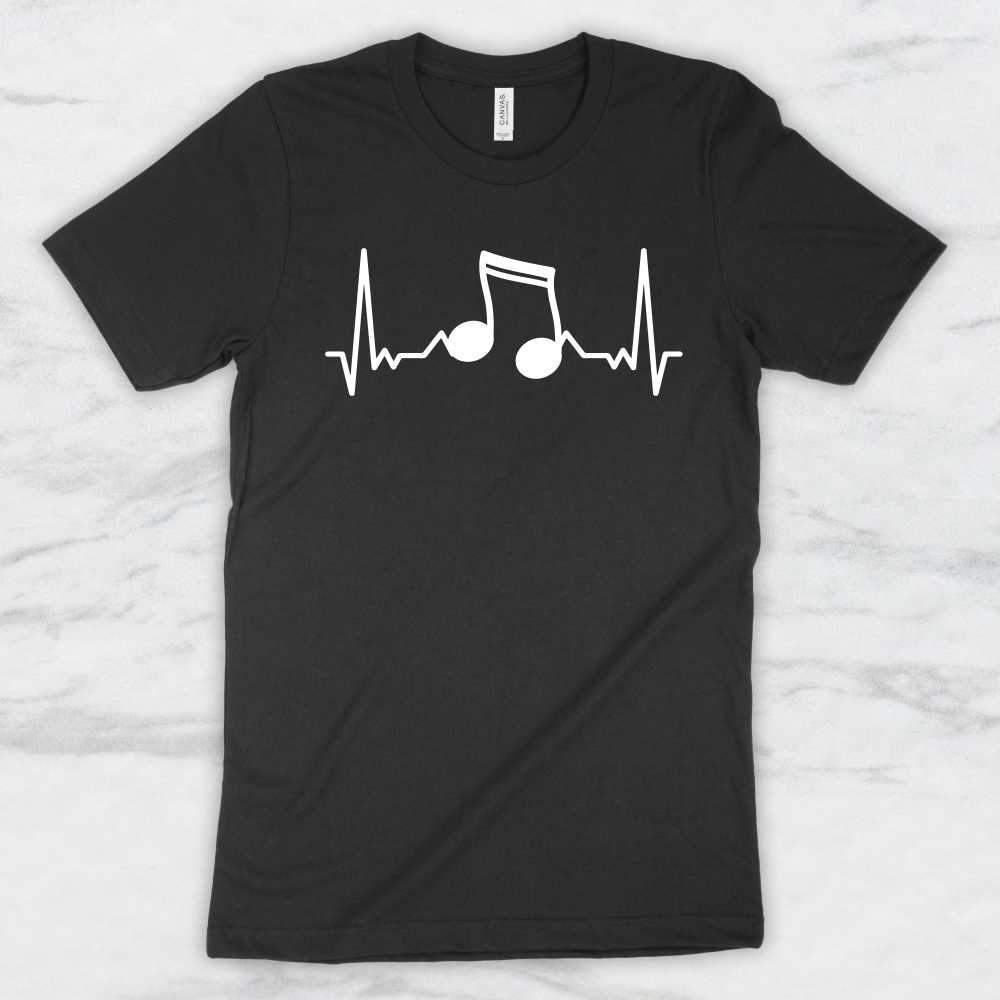 Music Heartbeat T-Shirt, Tank Top, Hoodie For Men, Women & Kids