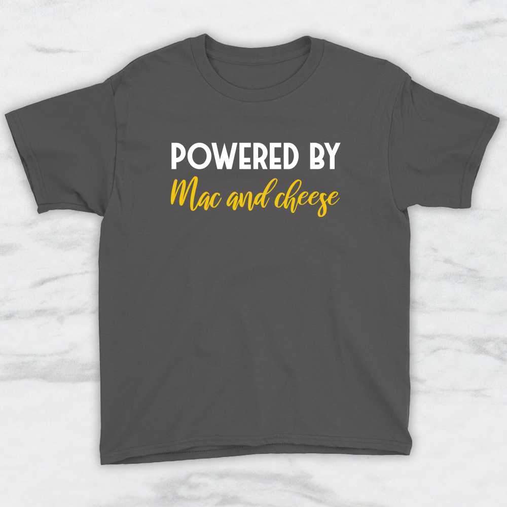 Powered By Mac and Cheese T-Shirt, Tank Top, Hoodie For Men, Women & Kids
