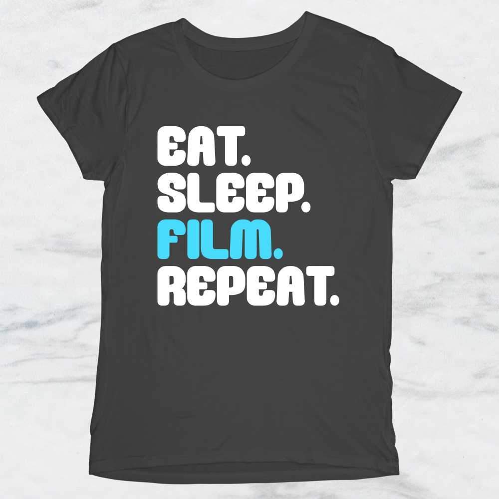 Eat. Sleep. Film. Repeat. T-Shirt, Tank Top, Hoodie For Men, Women & Kids