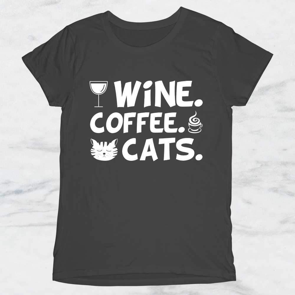 Wine Coffee Cats T-Shirt, Tank Top, Hoodie For Men, Women