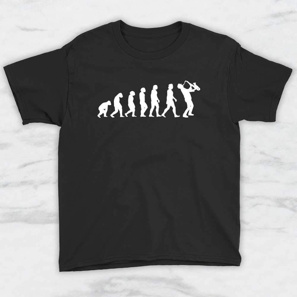 Saxophone Evolution T-Shirt, Tank Top, Hoodie For Men, Women & Kids