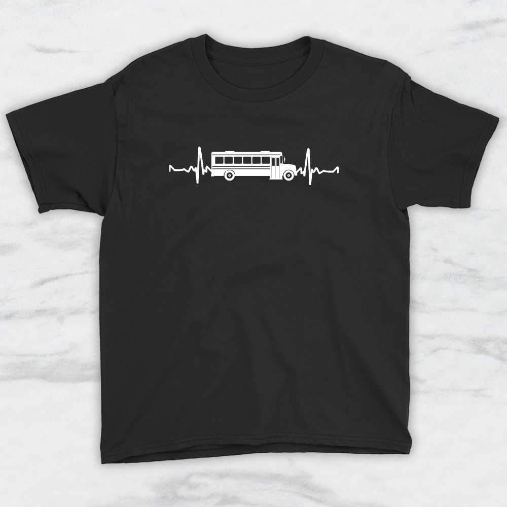 Bus Heartbeat T-Shirt, Tank Top, Hoodie For Men, Women & Kids