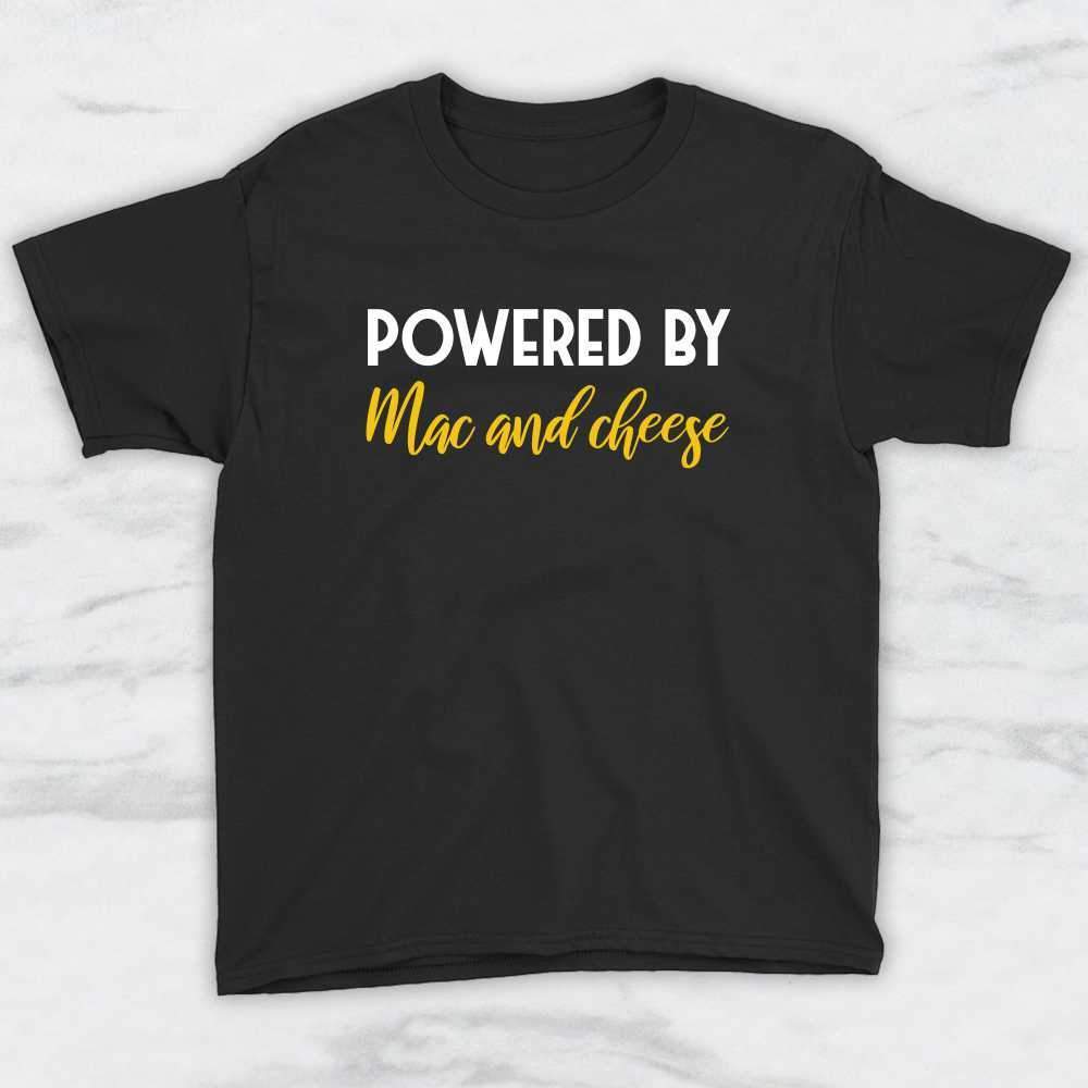 Powered By Mac and Cheese T-Shirt, Tank Top, Hoodie For Men, Women & Kids