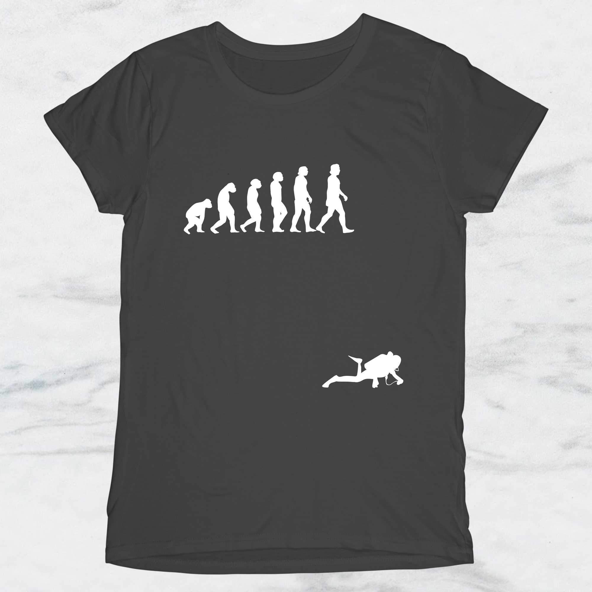 Diver Evolution T-Shirt, Tank Top, Hoodie For Men, Women & Kids