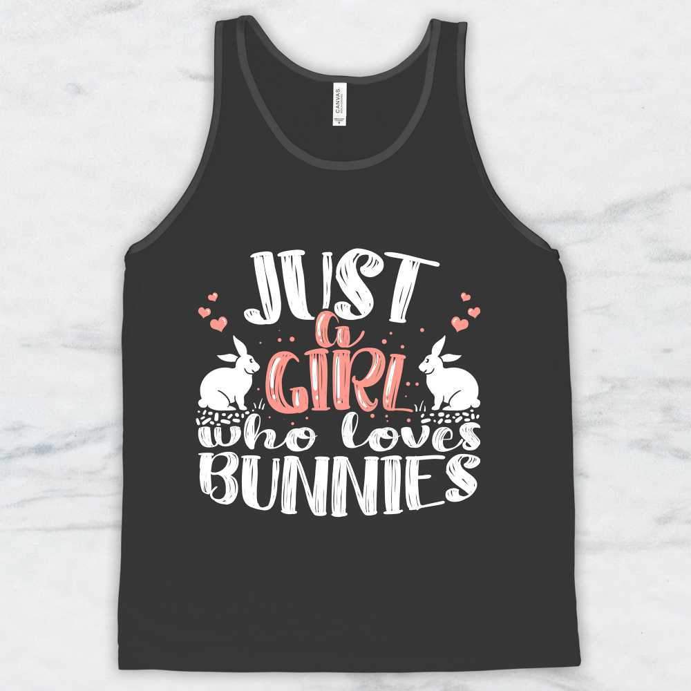 Just A Girl Who Loves Bunnies T-Shirt, Tank Top, Hoodie For Men, Women & Kids