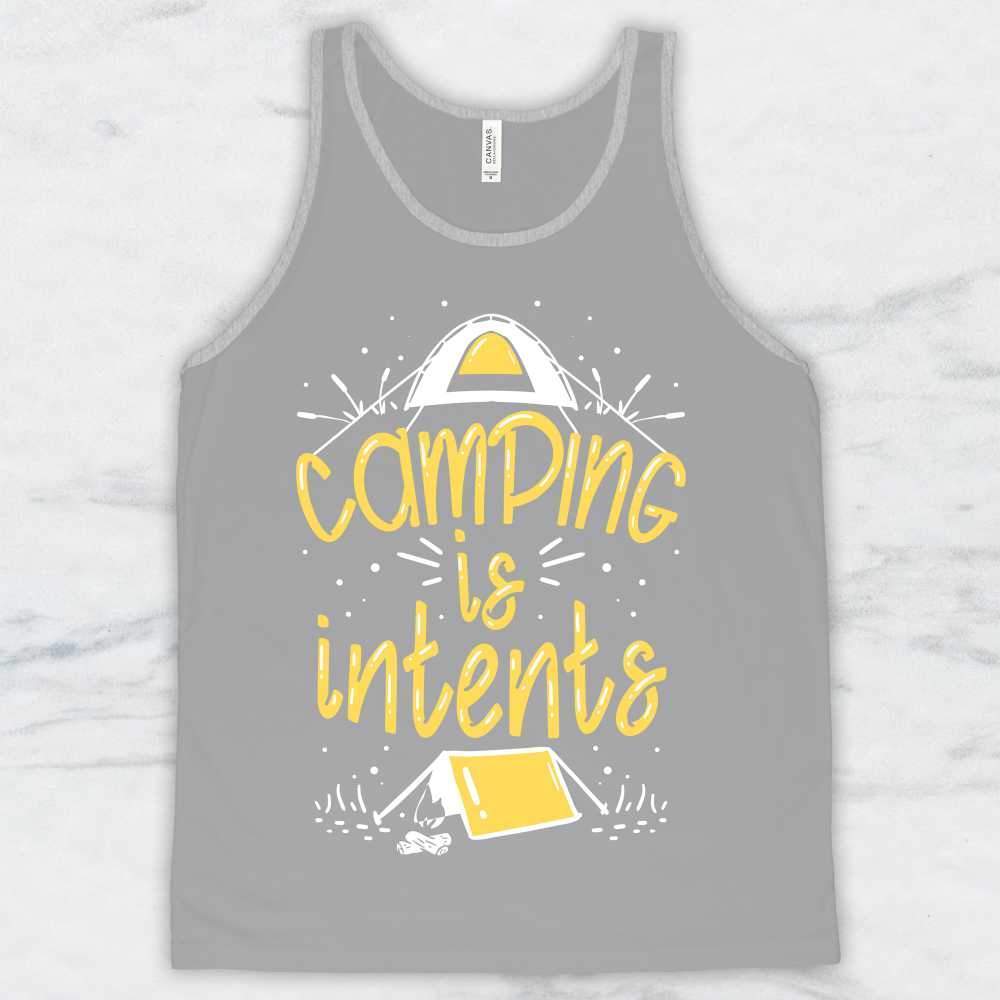 Camping Is Intents T-Shirt, Tank Top, Hoodie For Men, Women & Kids