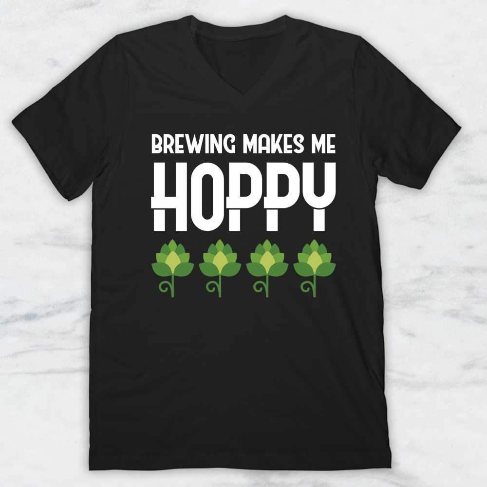 Brewing Makes Me Hoppy T-Shirt, Tank Top, Hoodie For Men, Women