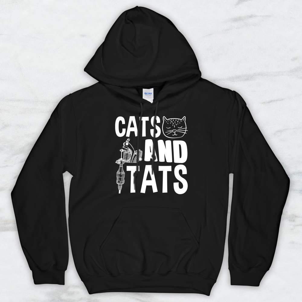 Cats and Tats T-Shirt, Tank Top, Hoodie For Men, Women & Kids