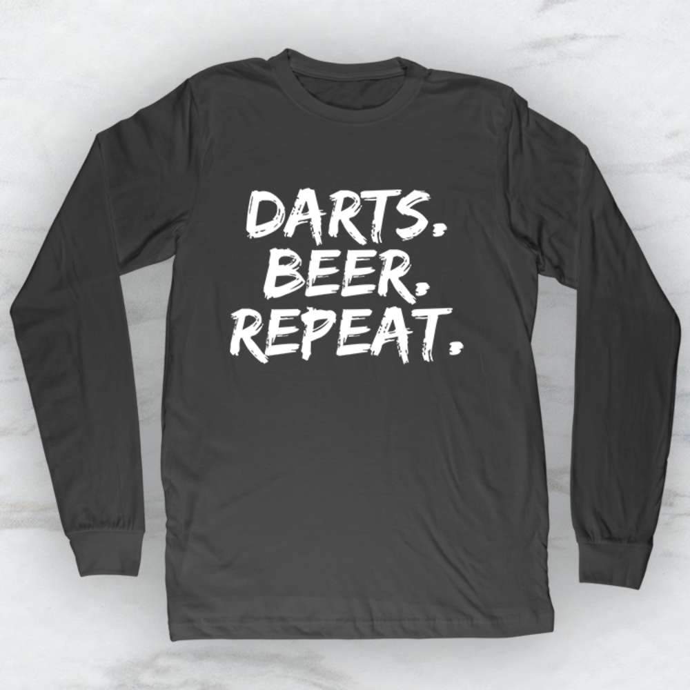 Darts Beer Repeat T-Shirt, Tank Top, Hoodie For Men, Women
