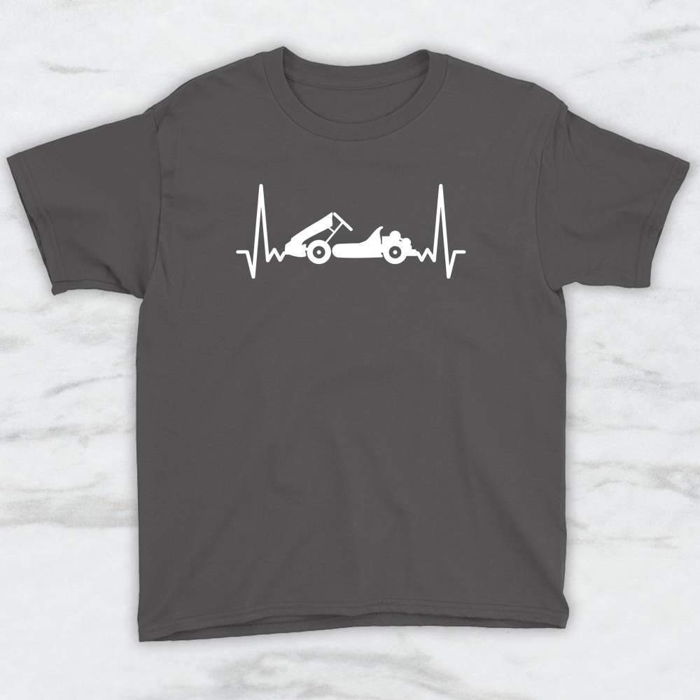 Go Kart Heartbeat T-Shirt, Tank Top, Hoodie For Men, Women & Kids