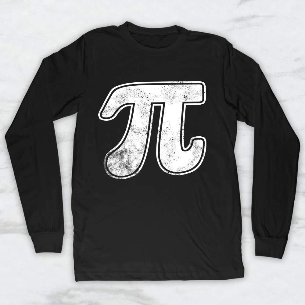 Pi Symbol T-Shirt, Tank Top, Hoodie For Men Women & Kids