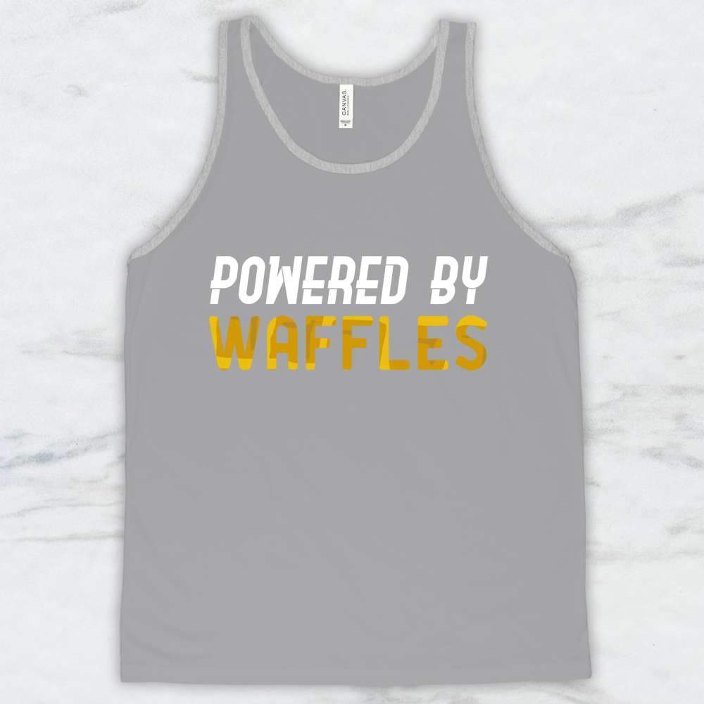 Powered By Waffles T-Shirt, Tank Top, Hoodie For Men Women & Kids