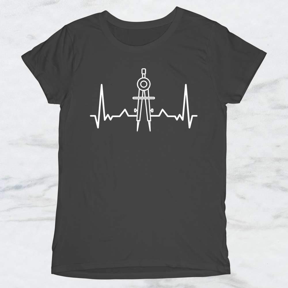 Architect Heartbeat T-Shirt, Tank, Hoodie For Men Women & Kids