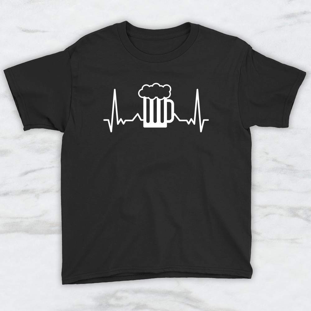 Beer Heartbeat T-Shirt, Tank Top, Hoodie For Men Women