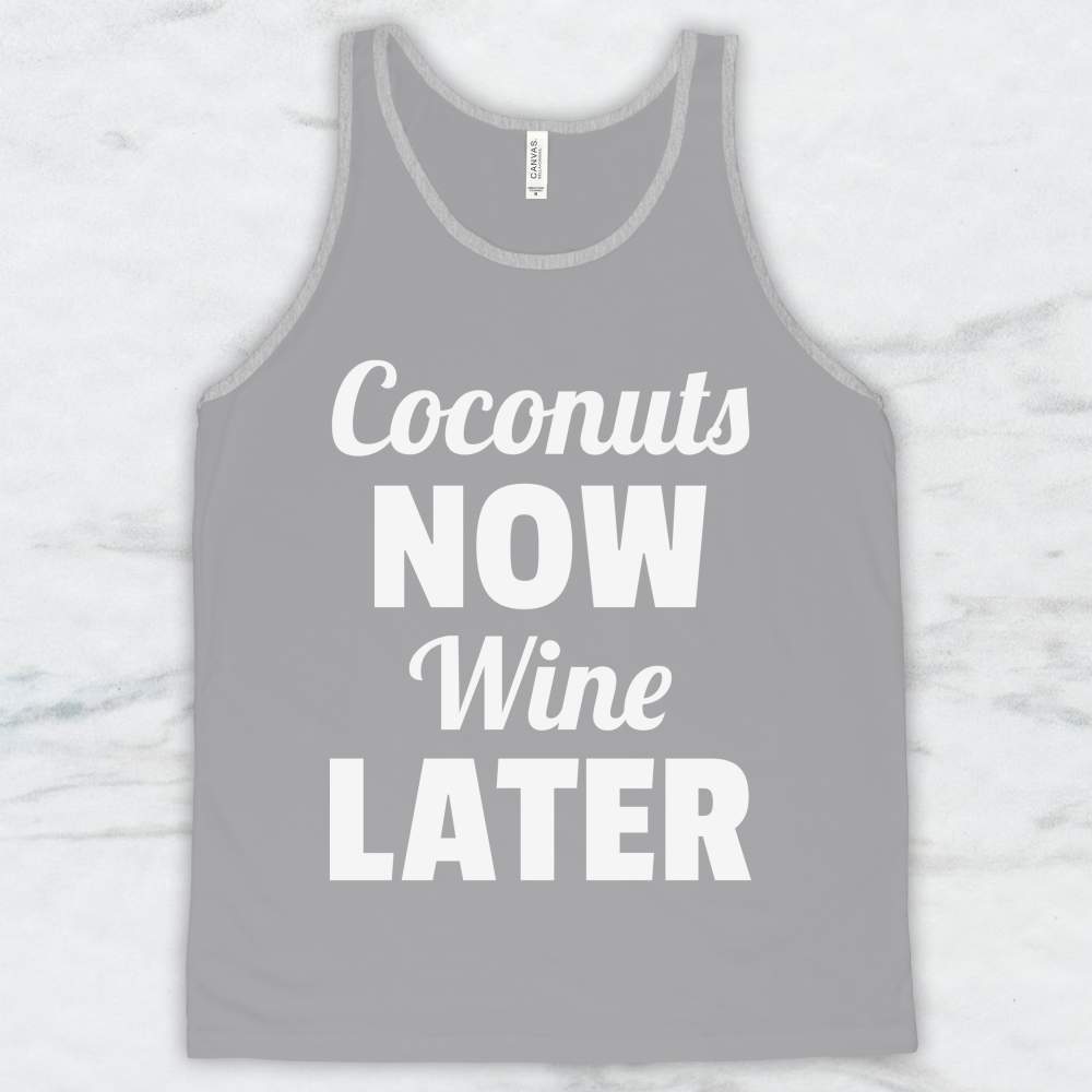 Coconuts Now Wine Later T-Shirt, Tank Top, Hoodie For Men Women