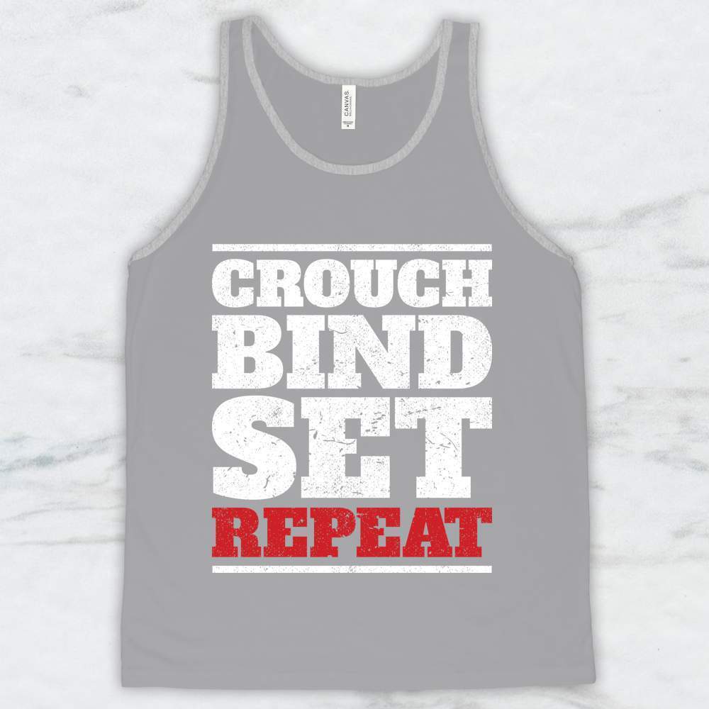 Crouch Bind Set Repeat T-Shirt, Tank Top, Hoodie For Men Women & Kids
