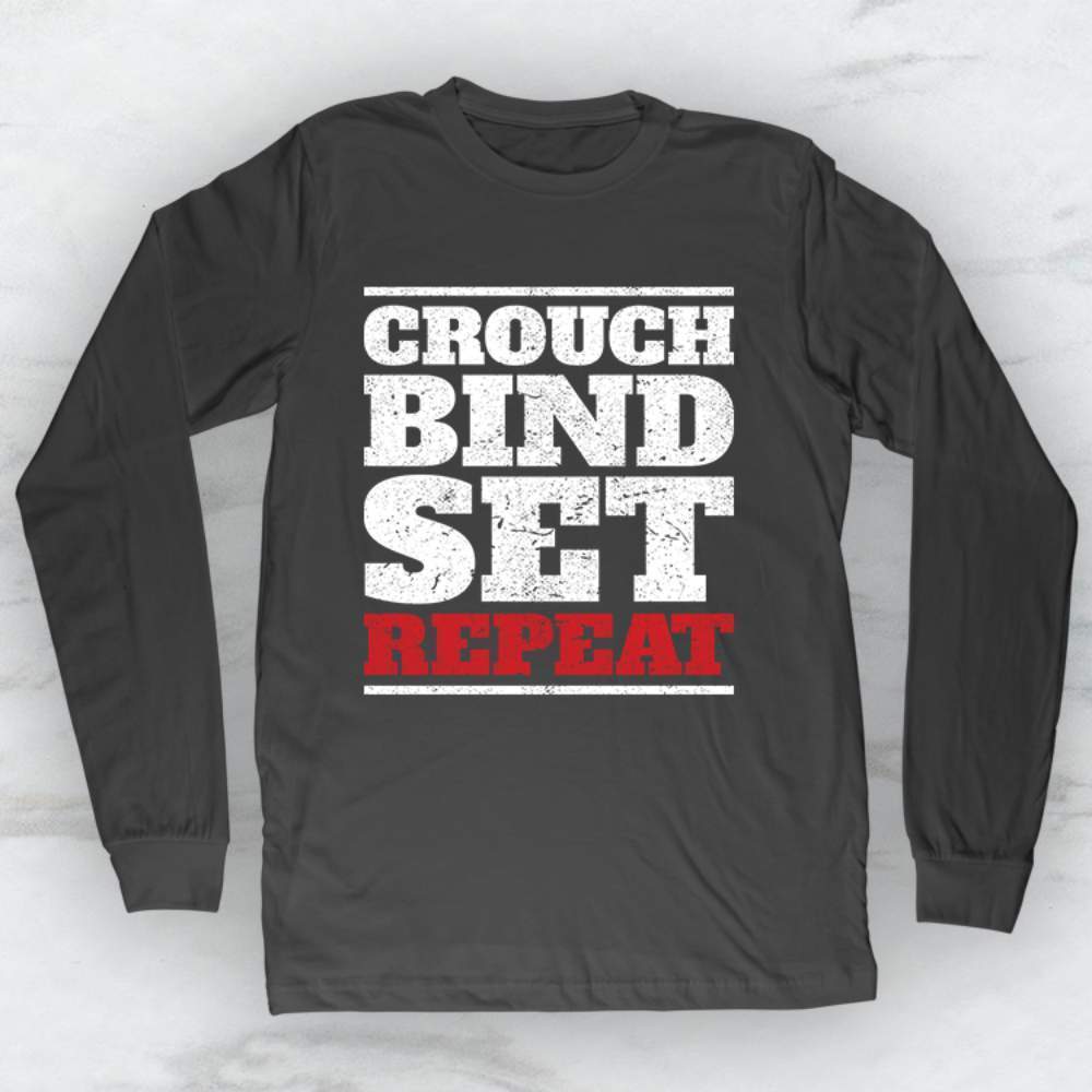 Crouch Bind Set Repeat T-Shirt, Tank Top, Hoodie For Men Women & Kids