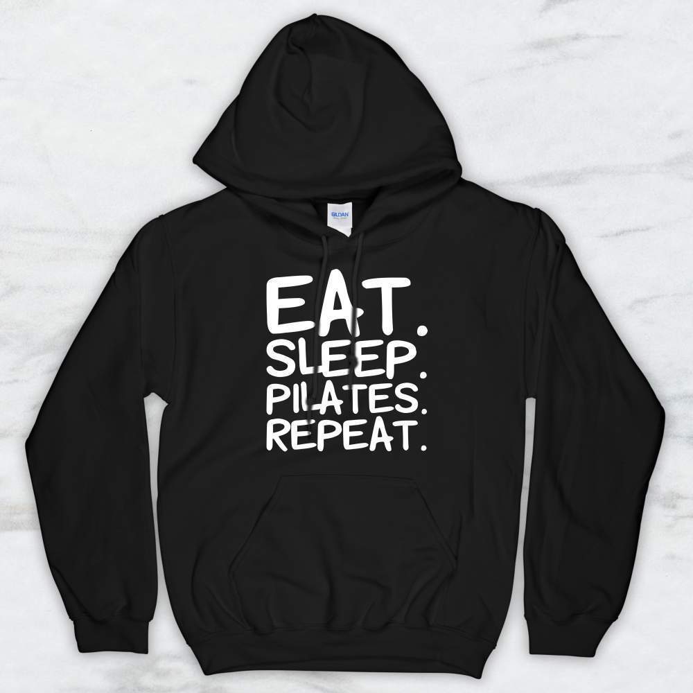 Eat. Sleep. Pilates. Repeat. T-Shirt, Tank, Hoodie Men Women & Kids
