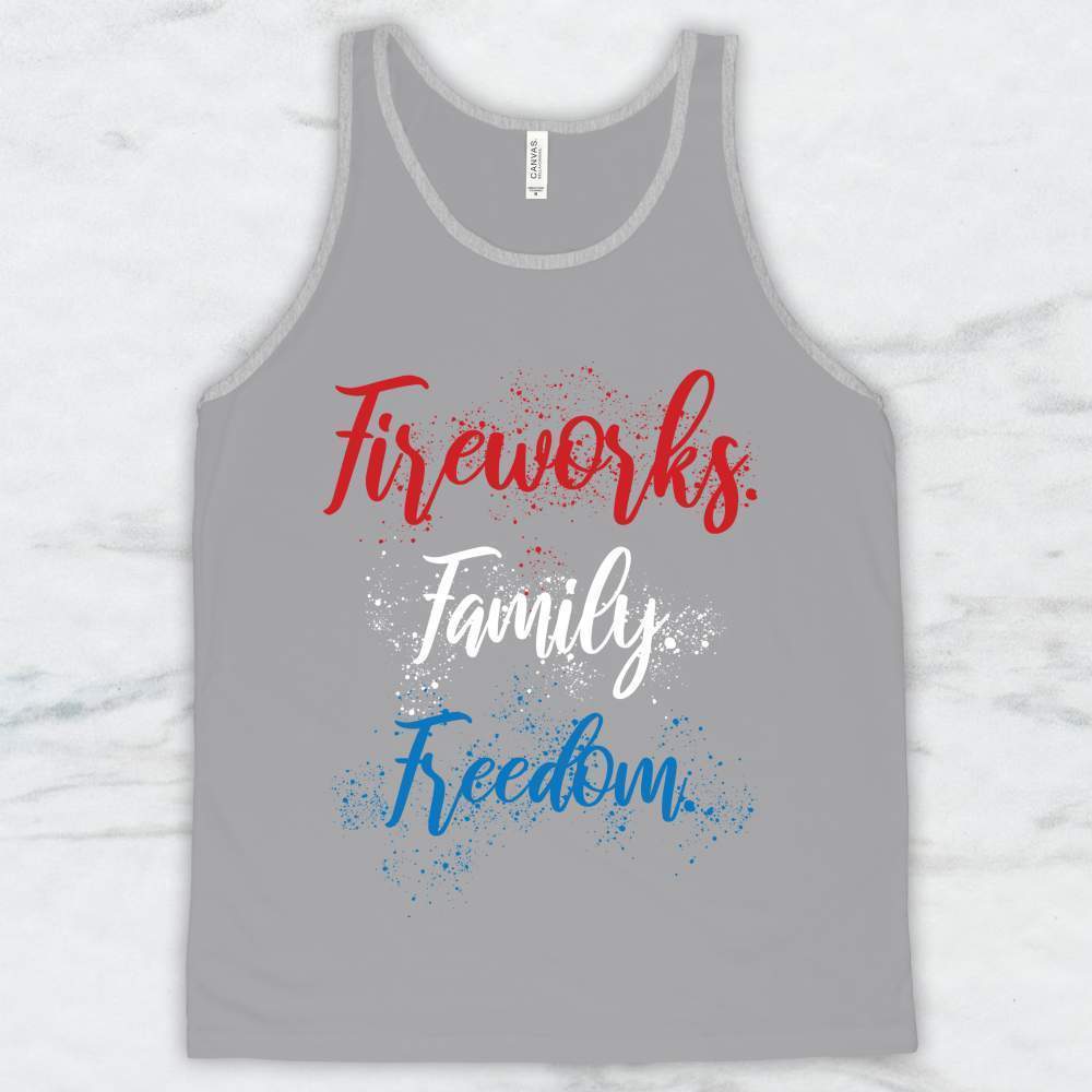 Fireworks Family Freedom T-Shirt, Tank Top, Hoodie Men Women & Kids