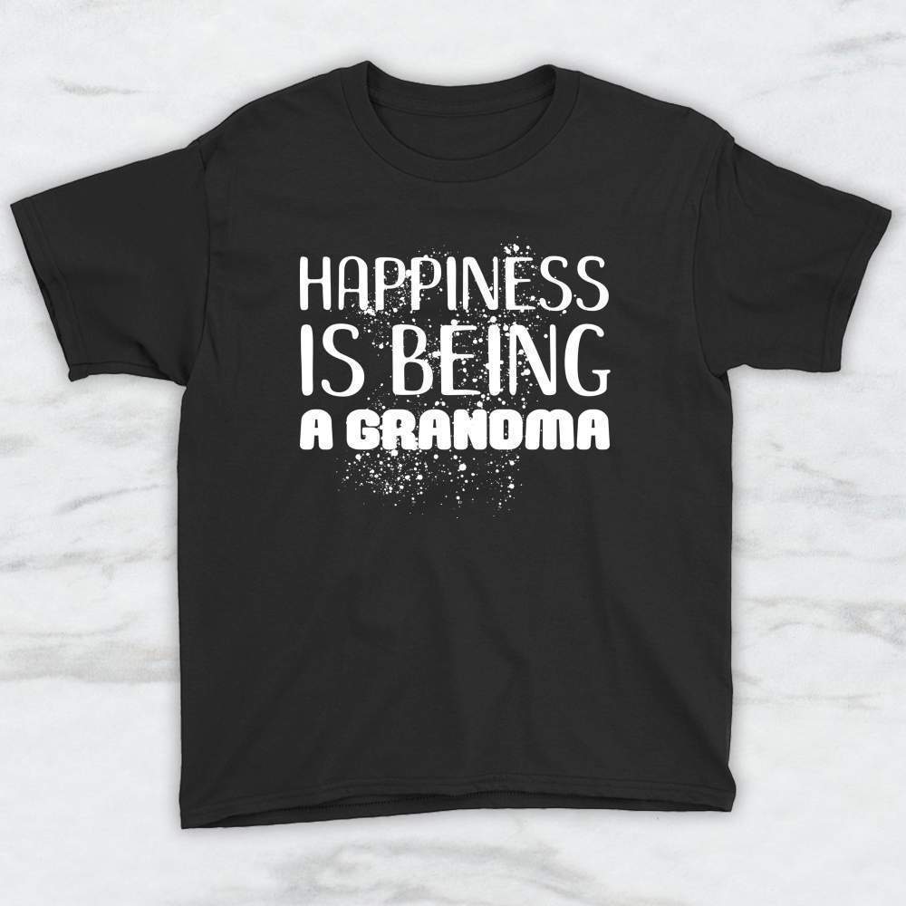 Happiness Is Being A Grandma T-Shirt, Tank, Hoodie Men Women & Kids