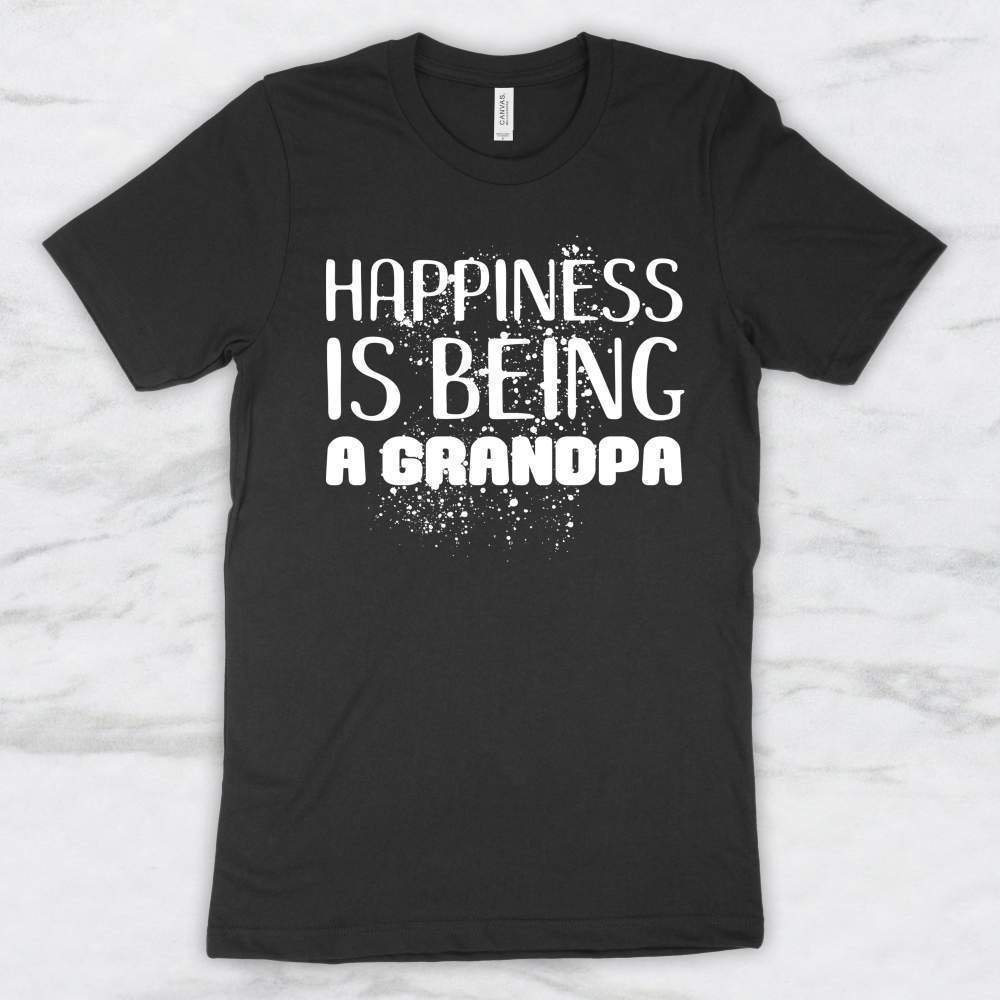 Happiness Is Being A Grandpa T-Shirt, Tank, Hoodie Men Women & Kids