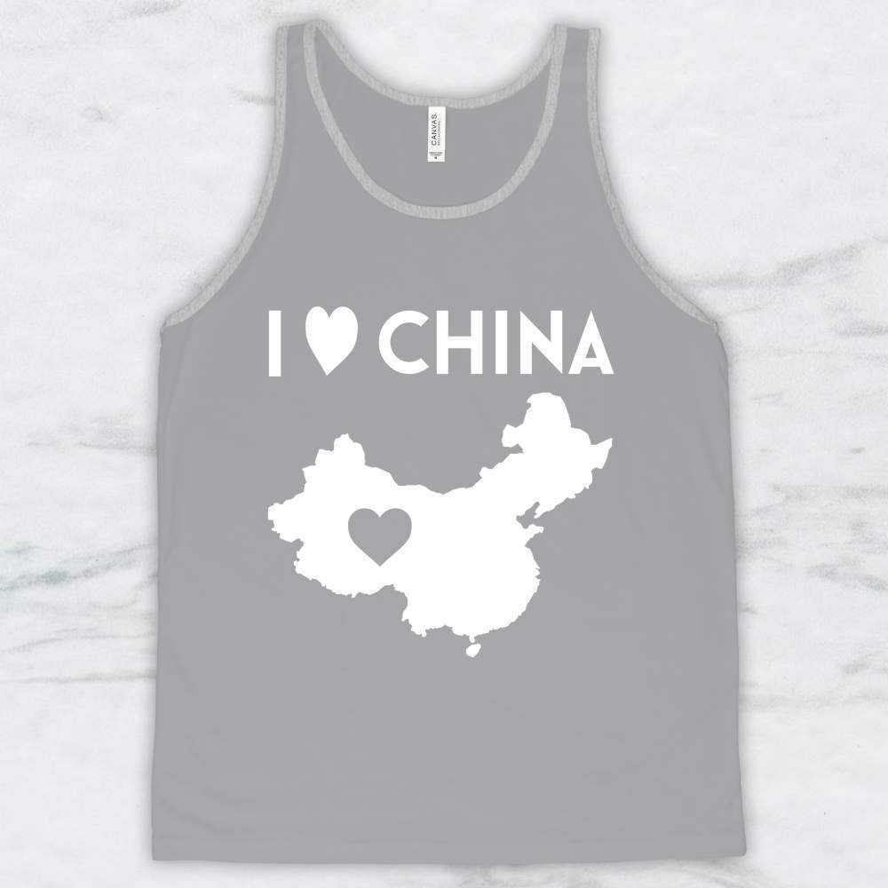 I Love China T-Shirt, Tank Top, Hoodie For Men Women & Kids