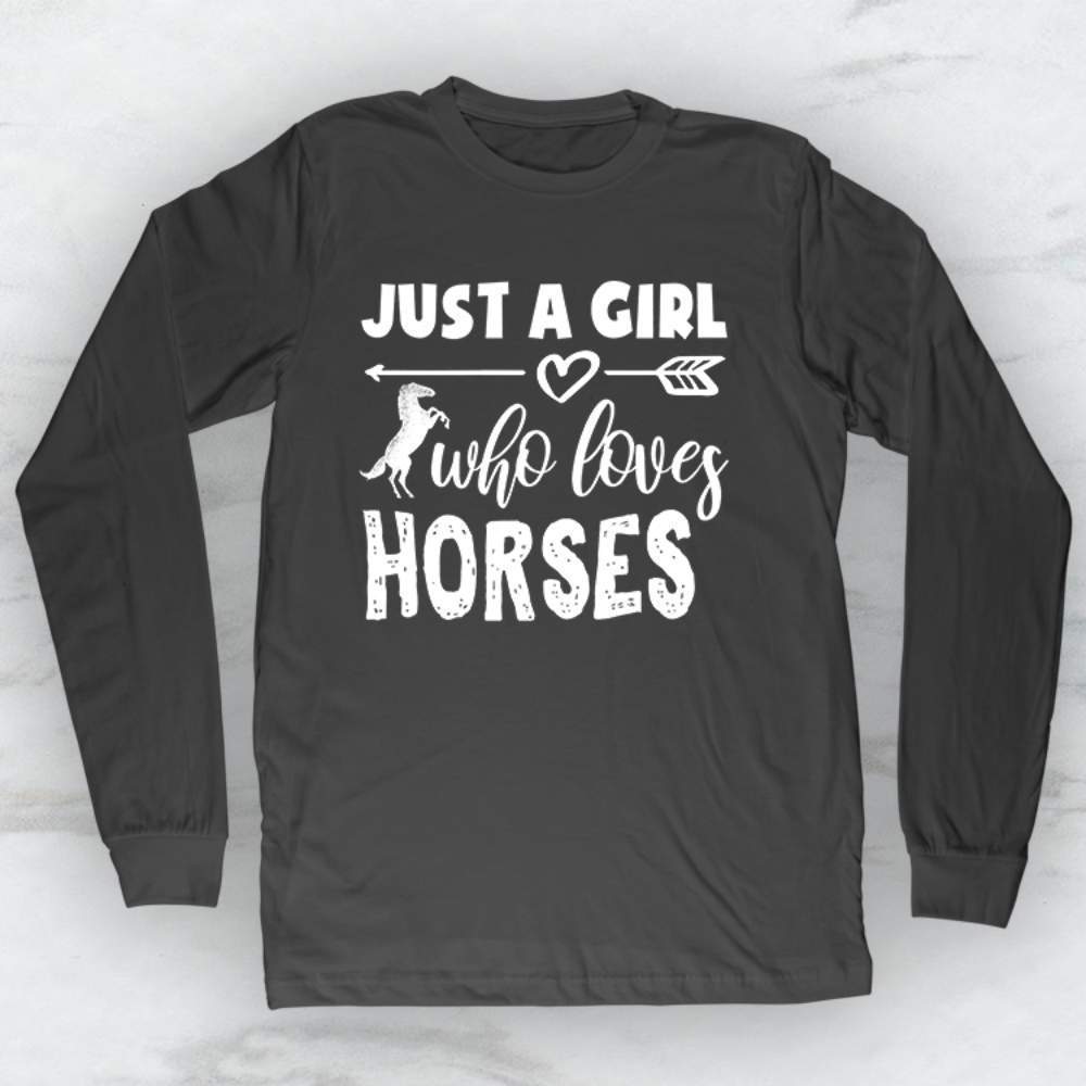 Just A Girl Who Loves Horses T-Shirt, Tank Top, Hoodie