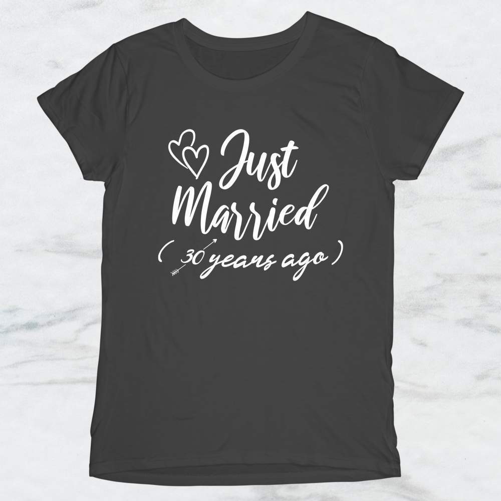 Just Married (30 years ago) T-Shirt, Tank Top, Hoodie Men Women & Kids