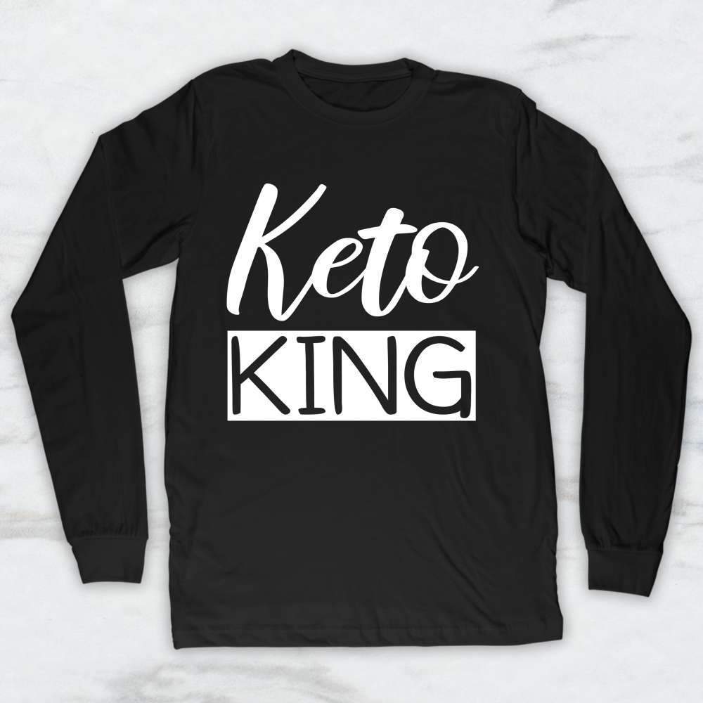 Keto King T-Shirt, Tank Top, Hoodie For Men Women & Kids
