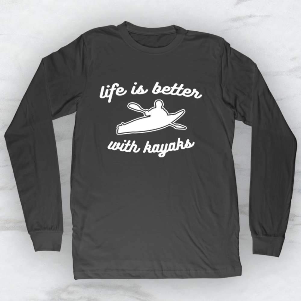 Life Is Better With Kayaks T-Shirt, Tank Top, Hoodie Men Women & Kids