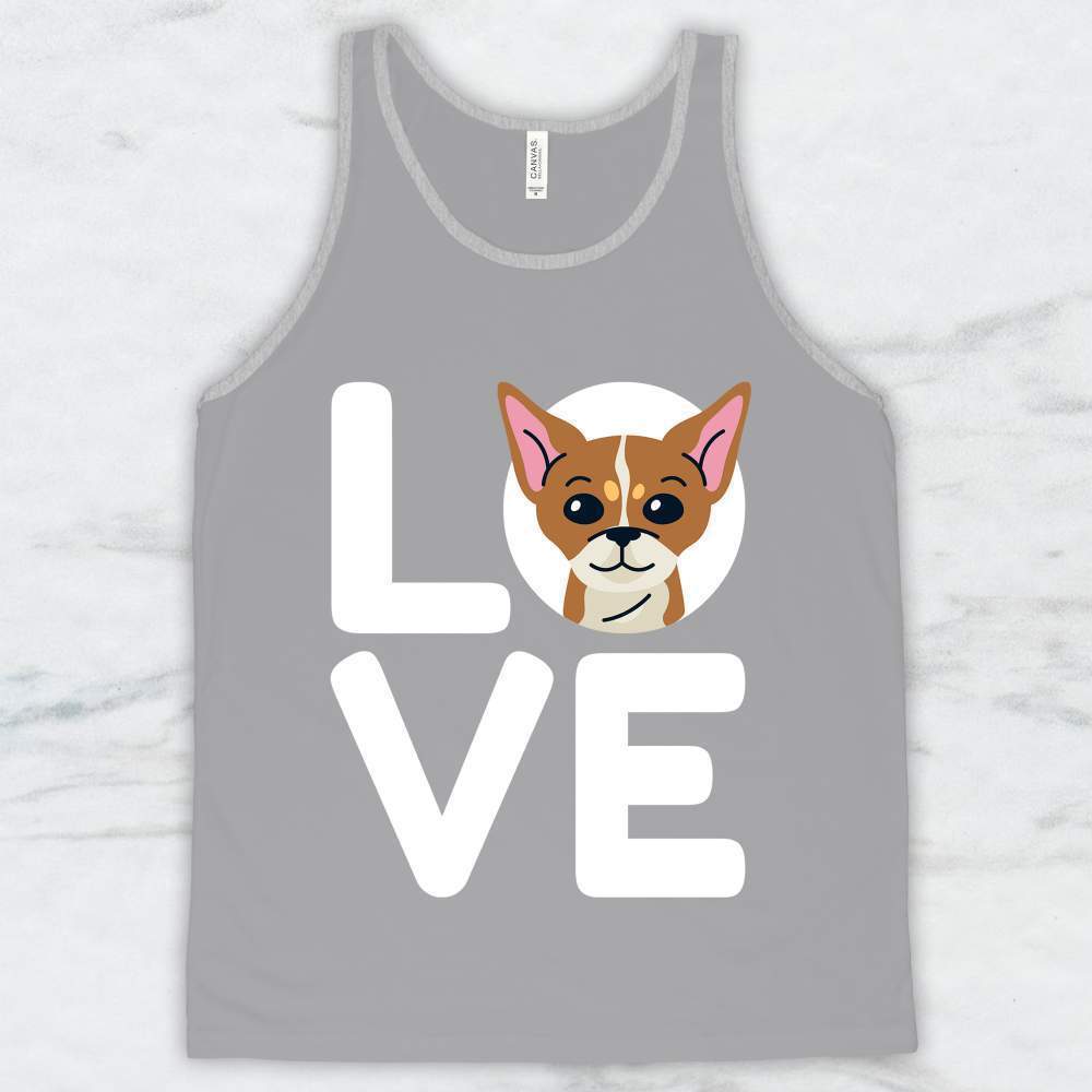 Love Chihuahua T-Shirt, Tank Top, Hoodie For Men Women & Kids