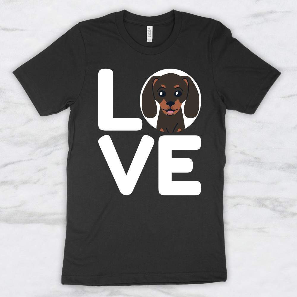 Love Dachshund T-Shirt, Tank Top, Hoodie For Men Women & Kids