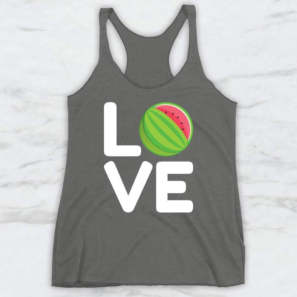 LOVE Watermelon T-Shirt, Tank Top, Hoodie For Men Women & Kids