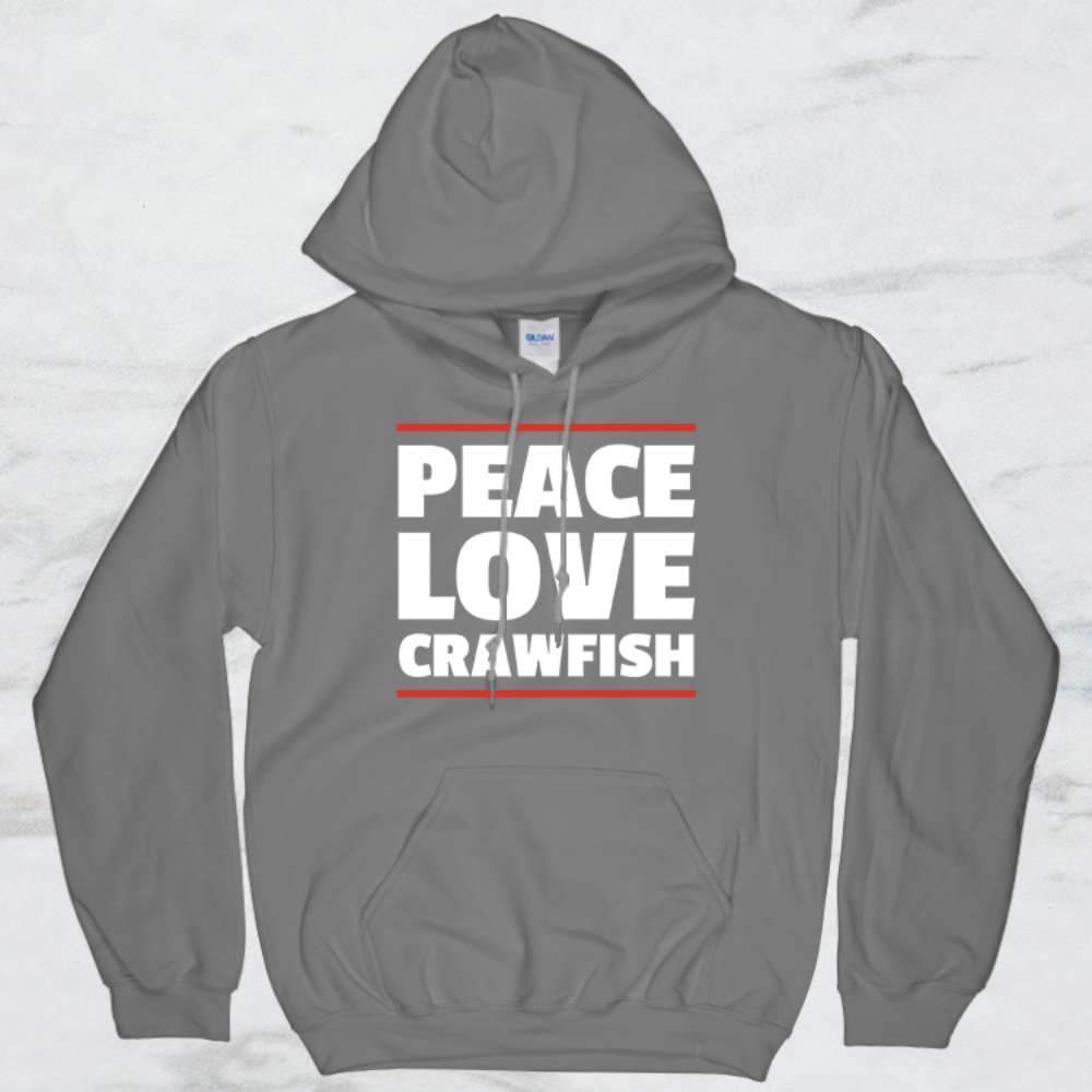 Peace Love Crawfish T-Shirt, Tank Top, Hoodie For Men Women & Kids