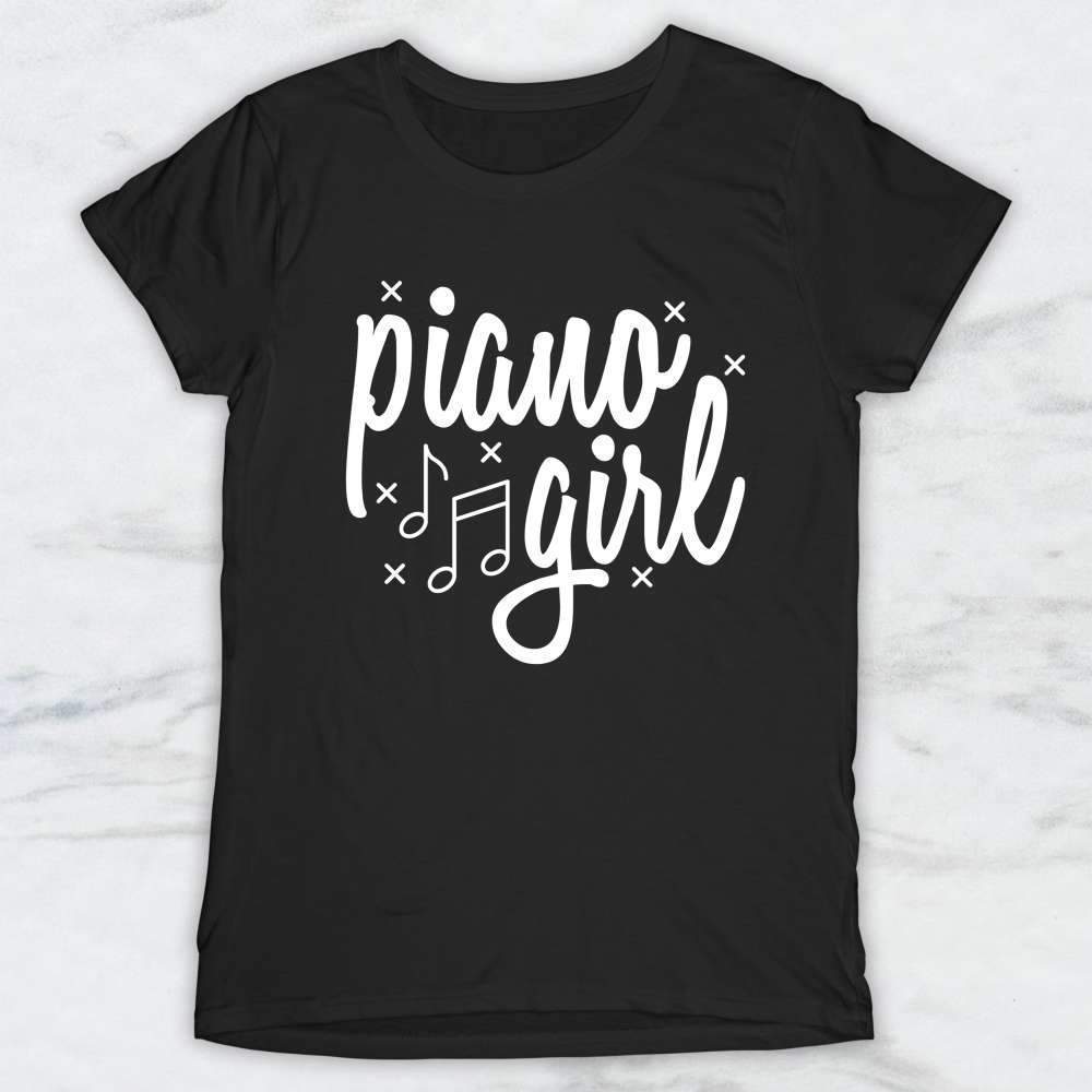 Piano Girl T-Shirt, Tank Top, Hoodie For Men Women & Kids