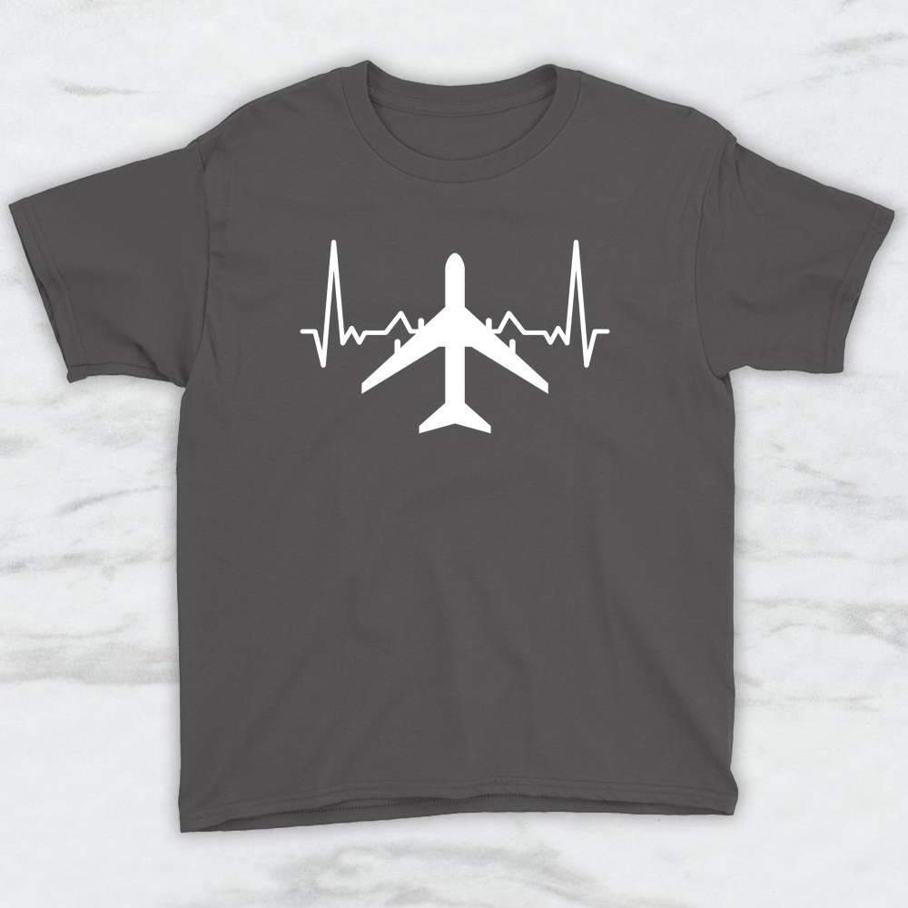 Plane Heartbeat T-Shirt, Tank Top, Hoodie, For Men, Women & Kids