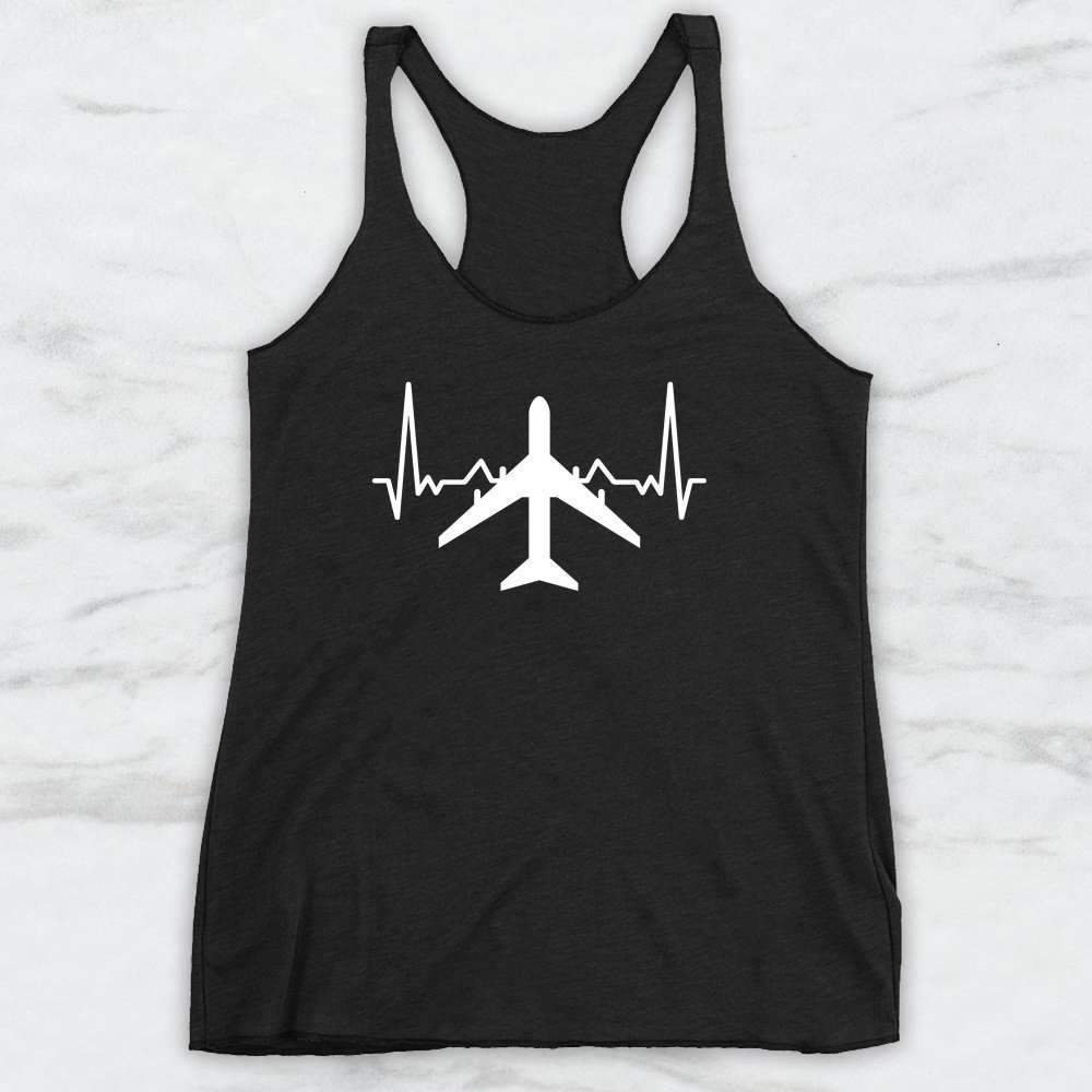 Plane Heartbeat T-Shirt, Tank Top, Hoodie, For Men, Women & Kids