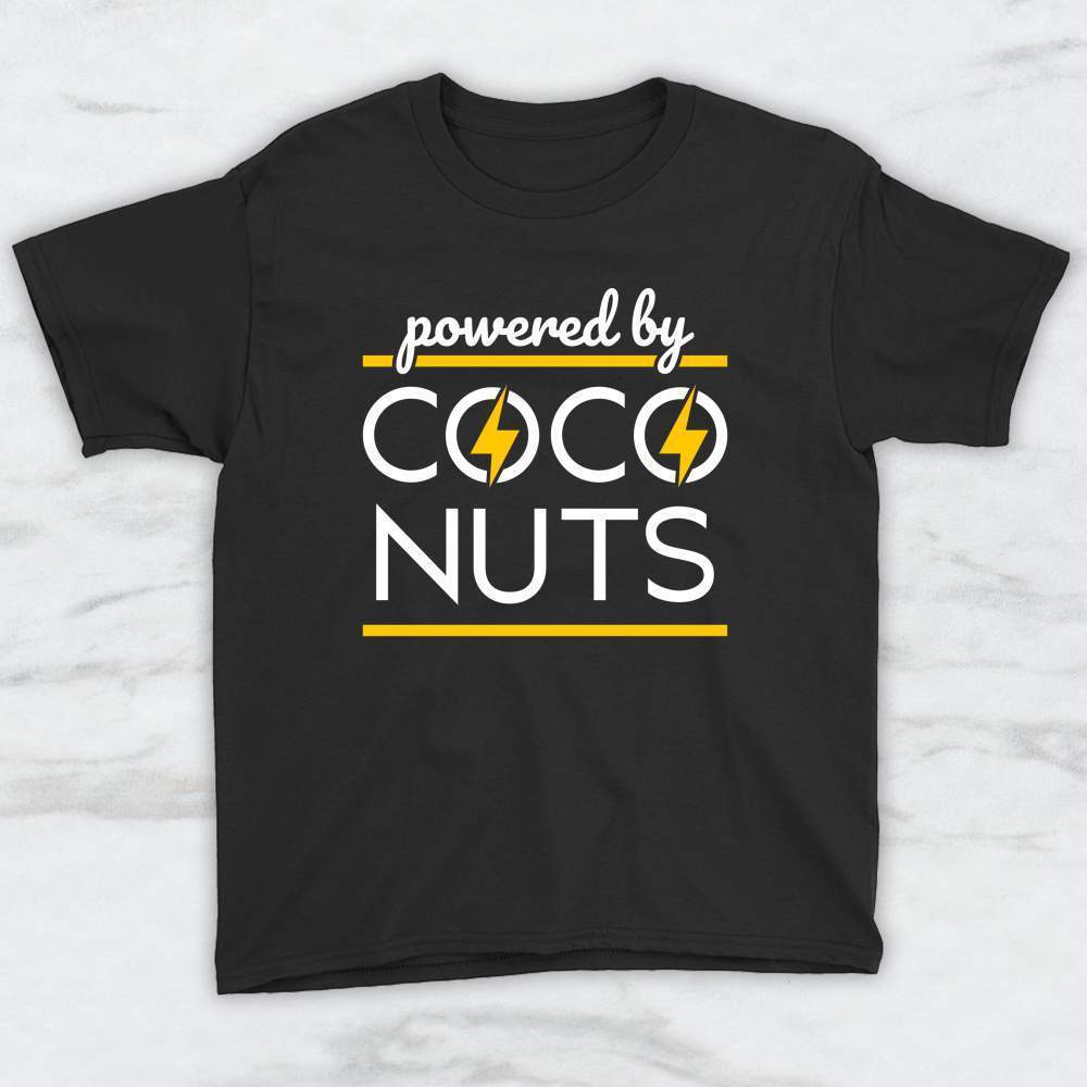 Powered By Coconuts T-Shirt, Tank Top, Hoodie For Men Women & Kids