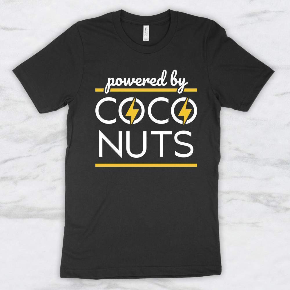 Powered By Coconuts T-Shirt, Tank Top, Hoodie For Men Women & Kids