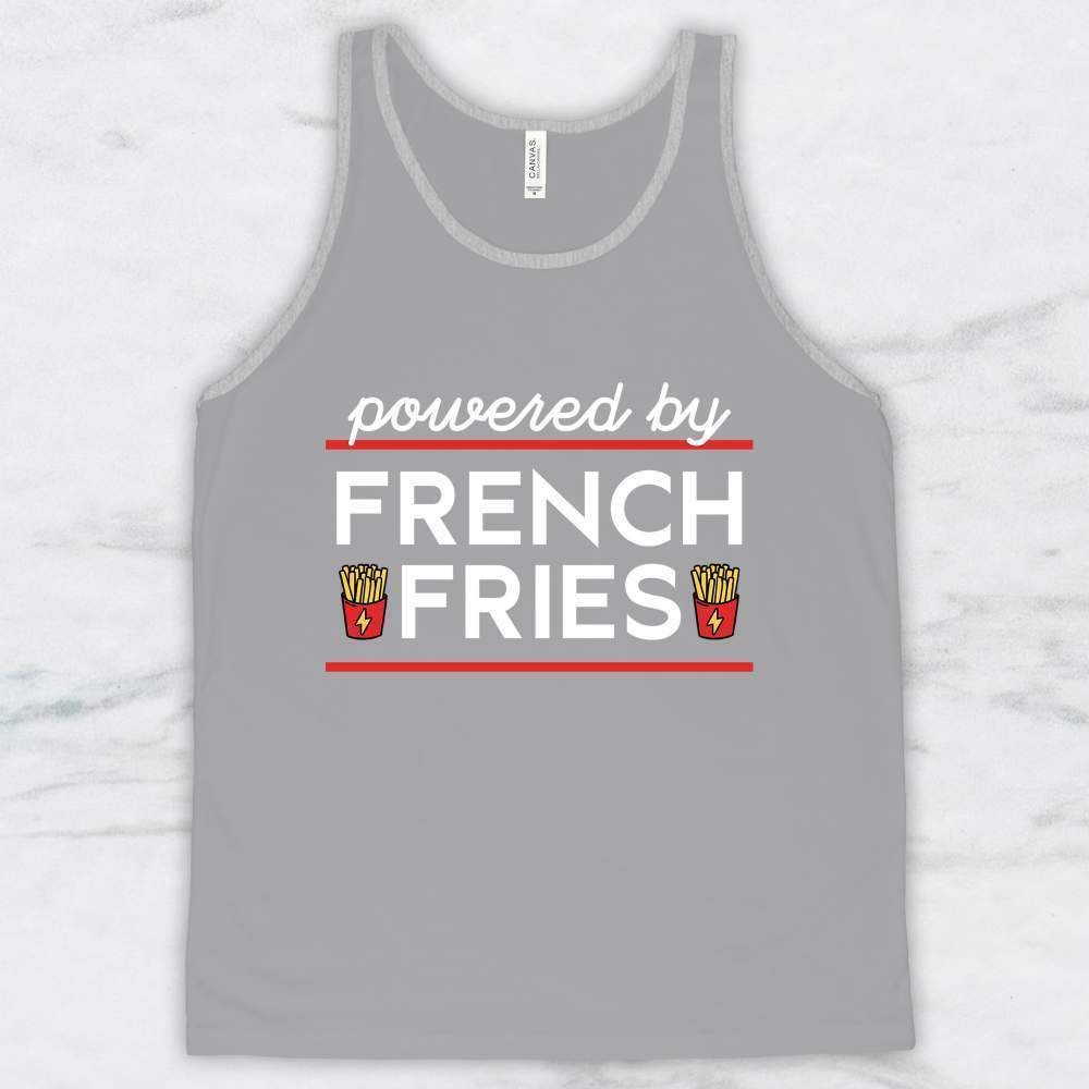 Powered by French Fries T-Shirt, Tank Top, Hoodie For Men Women & Kids