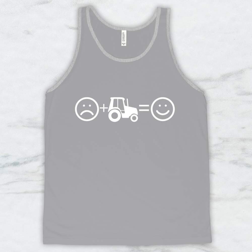 Sad + Tractor = Happy T-Shirt, Tank Top, Hoodie For Men Women & Kids