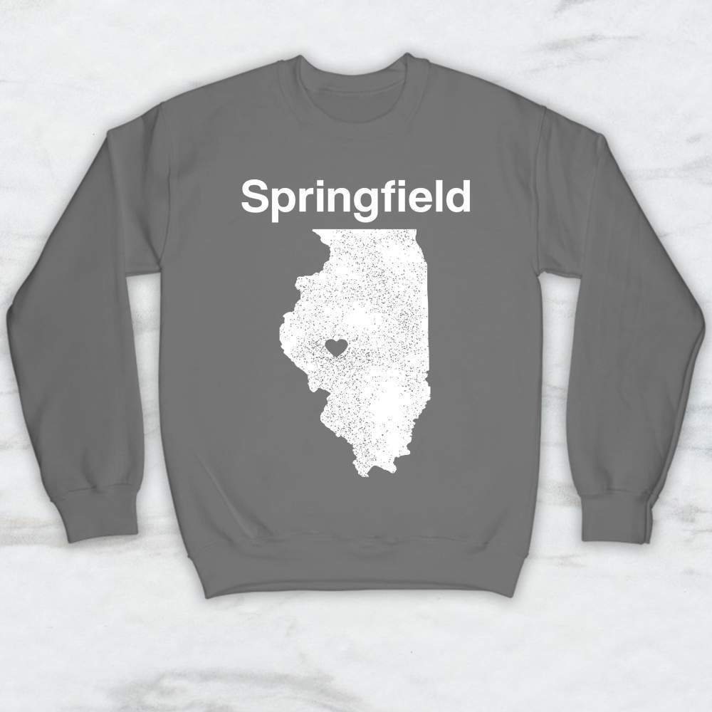 Springfield Illinois T-Shirt, Tank Top, Hoodie For Men Women & Kids