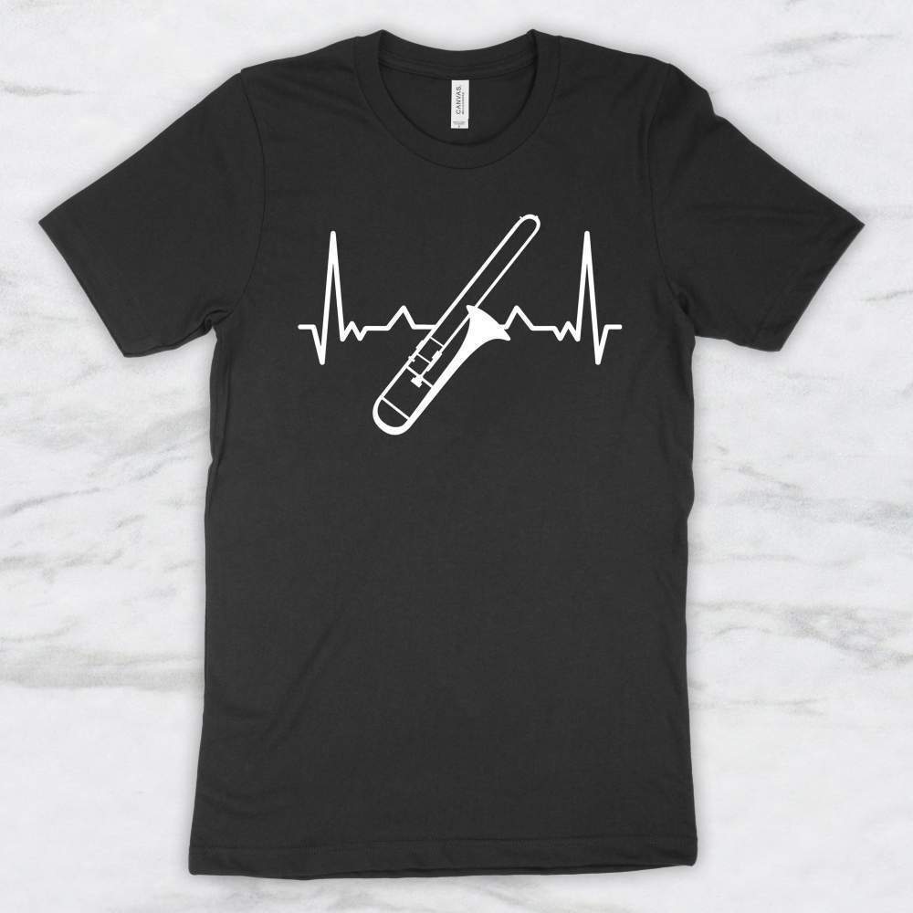 Trombone Heartbeat T-Shirt, Tank Top, Hoodie For Men Women & Kids