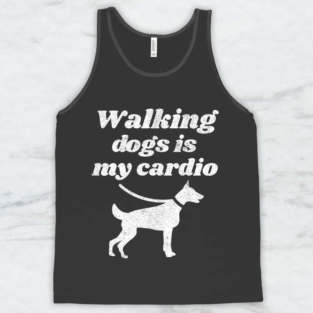 Walking Dogs Is My Cardio T-Shirt, Tank Top, Hoodie Men Women & Kids