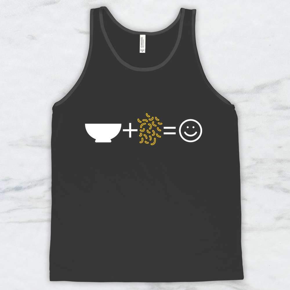 Bowl + Macaroni = Happy  T-Shirt, Tank Top, Hoodie For Men Women & Kids