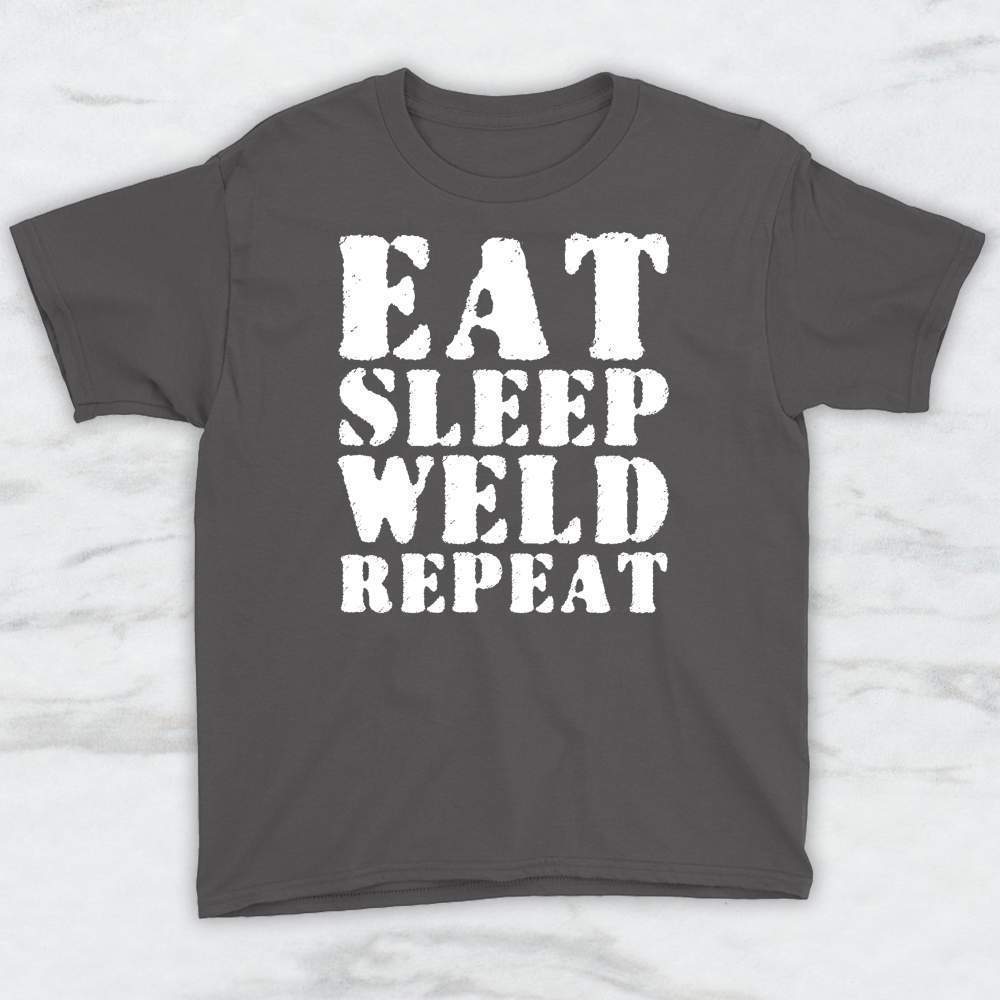 Eat Sleep Weld Repeat T-Shirt, Tank Top, Hoodie For Men Women & Kids