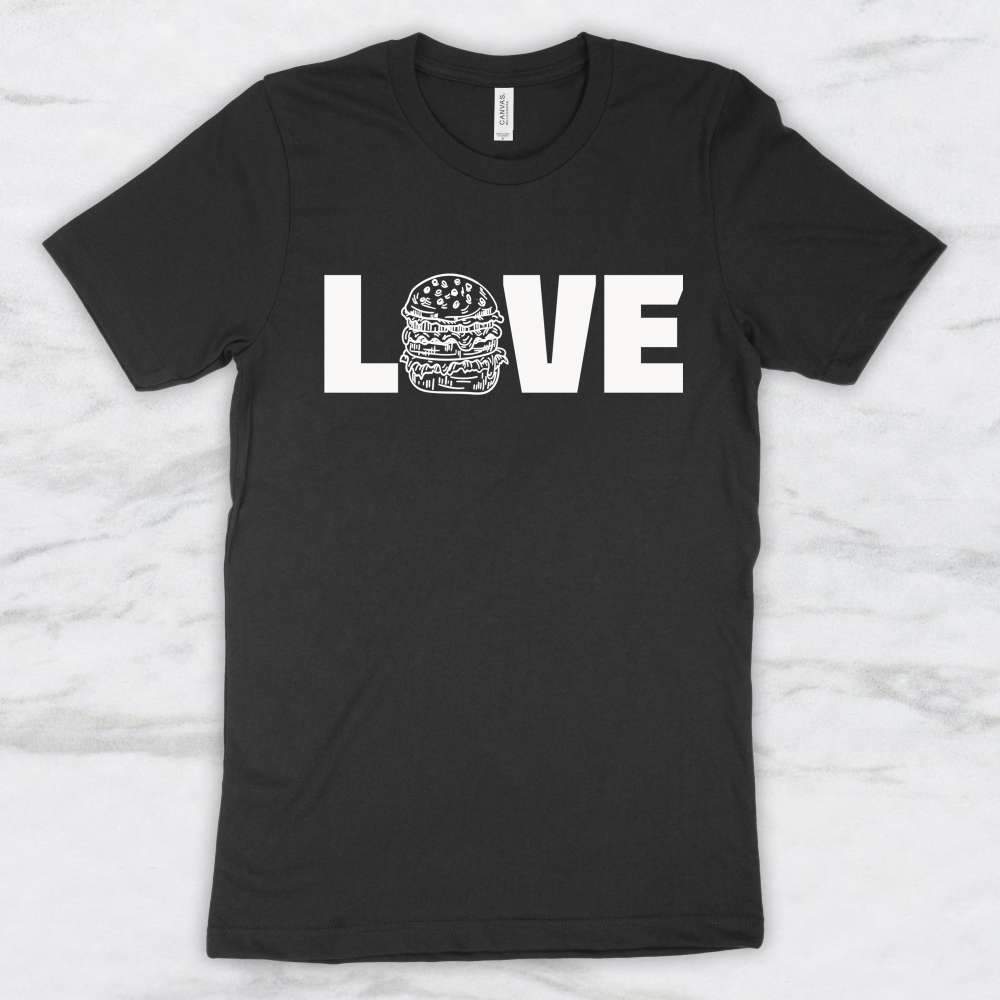 Love Hamburger T-Shirt, Tank Top, Hoodie For Men Women & Kids