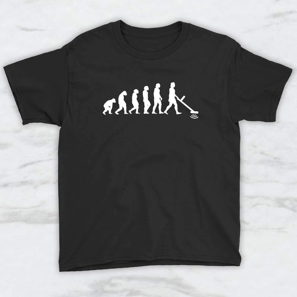 Metal Detecting Evolution T-Shirt, Tank Top, Hoodie For Men Women & Kids