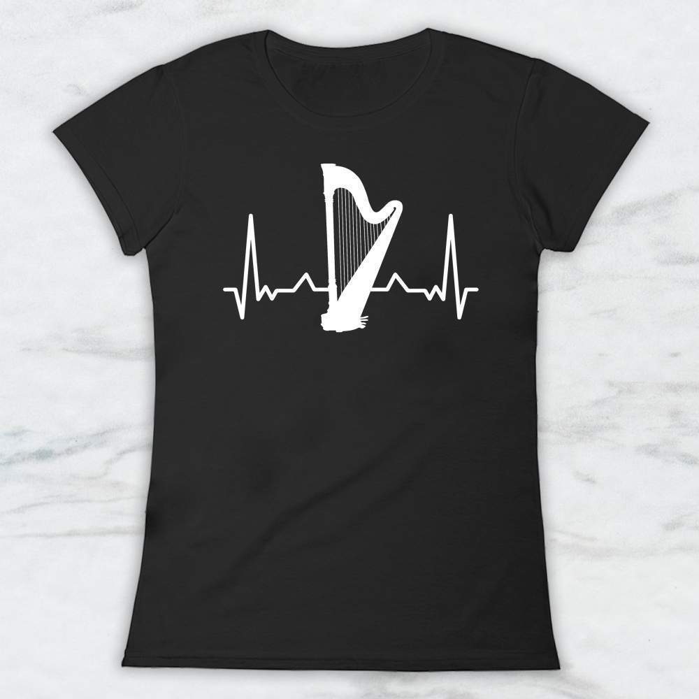 Harp Heartbeat T-Shirt, Tank Top, Hoodie For Men Women & Kids