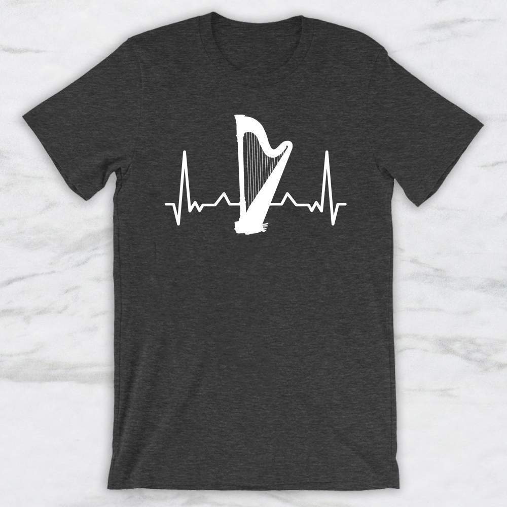 Harp Heartbeat T-Shirt, Tank Top, Hoodie For Men Women & Kids